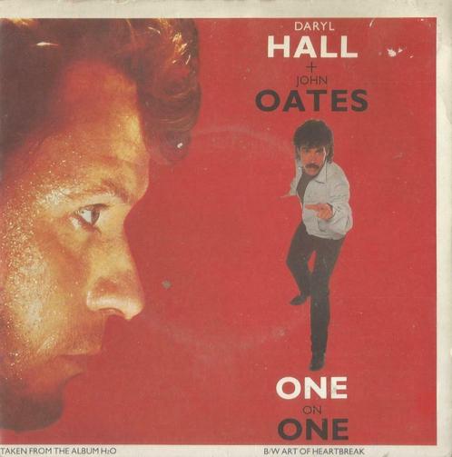 Daryl Hall & John Oates – One on one / Art of heartbreak, CD & DVD, Vinyles Singles, Single, Pop, 7 pouces, Enlèvement ou Envoi