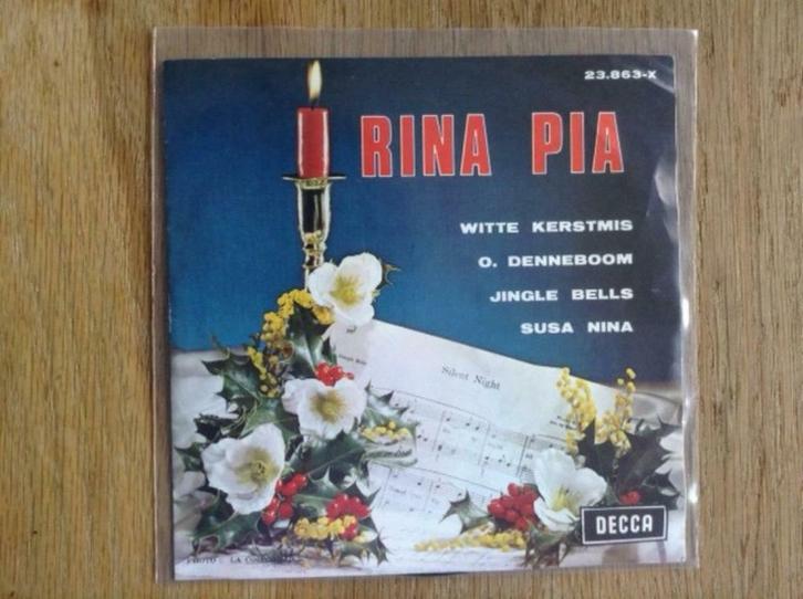 single rina pia, CD & DVD, Vinyles Singles, Single, En néerlandais, 7 pouces, Enlèvement ou Envoi