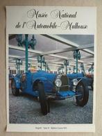 Poster Bugatti Type 51 Biplace Course 1931 - Musée Mulhouse, Comme neuf, Autres sujets/thèmes, Affiche ou Poster pour porte ou plus grand