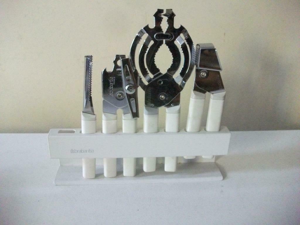 Support mural Brabantia métal pour ouvre-boîte, lookpers,..., Maison & Meubles, Cuisine | Ustensiles de cuisine, Comme neuf, Envoi