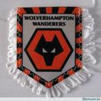 Fanion / Pennant Wolves England 8X10 CM AVEC BANDERINE À FRA, Fanion ou Écharpe, Envoi, Neuf