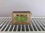 Vintage houten luciferdoosje winch brand, Verzamelen, Ophalen of Verzenden