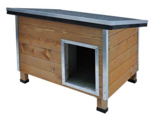 Wood Doghouse Indiana Savannah n ° 4, Animaux & Accessoires, Maisons pour chiens, Neuf, Niche à chien, 65 à 100 cm, 110 cm ou plus