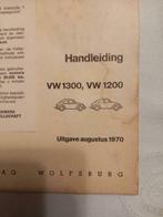 Manuel Volkswagen VW Coccinelle 1970, Autos : Divers, Modes d'emploi & Notices d'utilisation, Enlèvement ou Envoi