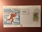 Postzegels. FDC Frankrijk - Olympische winterspelen, Ophalen of Verzenden, Gestempeld