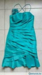 suite/galajurk maat 38 turquoise, Kleding | Dames, Maat 38/40 (M), Overige kleuren, Ophalen of Verzenden, Zo goed als nieuw