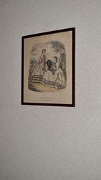 La Mode Illustree Bureaux du Journal 56 Rue Jacob Paris 1862, Antiek en Kunst, Ophalen of Verzenden