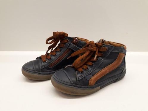 ♫  Kinderschoenen M24 (Navy + cognac) - Stones&Bones, Kinderen en Baby's, Kinderkleding | Schoenen en Sokken, Gebruikt, Schoenen