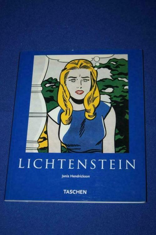 Franstalig boek Lichtenstein (Janis Hendrickson)Taschen 2001, Boeken, Kunst en Cultuur | Beeldend, Zo goed als nieuw, Grafische vormgeving