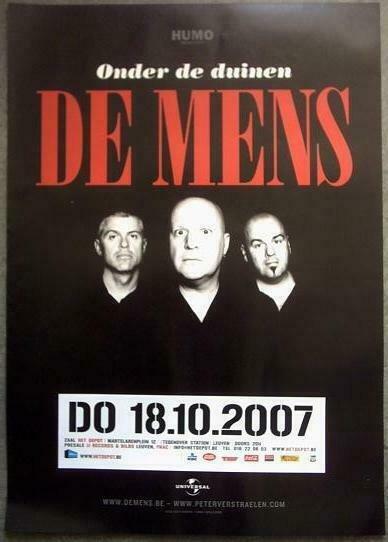 affiche/poster - De Mens - onder de duinen (60x42 cm), Diensten en Vakmensen, Muzikanten, Artiesten en Dj's