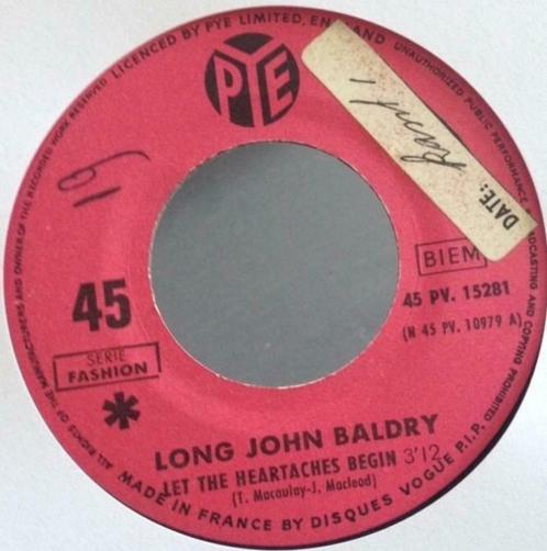Long John Baldry ‎– Let The Heartaches Begin / Annabella, Cd's en Dvd's, Vinyl Singles, Gebruikt, EP, Overige genres, 7 inch, Ophalen of Verzenden