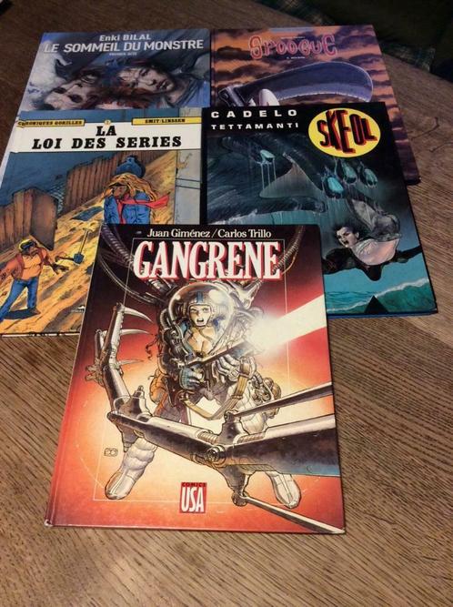 Spoogue-Enki Bilal-Sans Dieu-Gangrene, Livres, BD, Utilisé, Plusieurs BD, Enlèvement ou Envoi