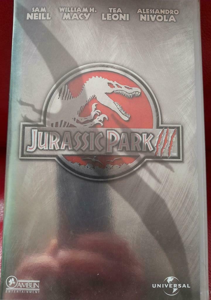 Jurassic Parc 3, cassette VHS, CD & DVD, VHS | Film, À partir de 12 ans, Enlèvement ou Envoi, Comme neuf, Science-Fiction et Fantasy