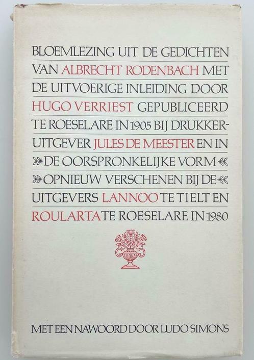 Bloemlezing uit de gedichten van Albrecht Rodenbach, Livres, Poèmes & Poésie, Enlèvement ou Envoi