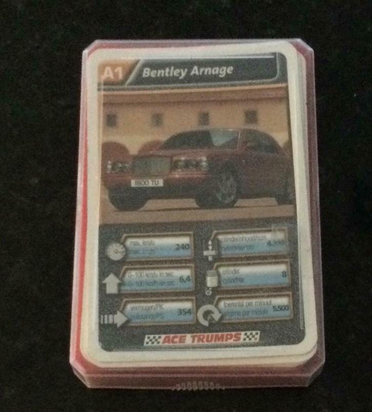 Luxury Cars kwartet, Collections, Cartes à jouer, Jokers & Jeux des sept familles, Comme neuf, Jeu(x) des sept familles, Enlèvement ou Envoi