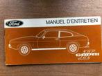 Onderhouds- en technische handleiding Ford Capri 2, Gelezen, Original, Ophalen of Verzenden, Ford