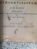 Frans/Duits woordenboek 1909, Antiek en Kunst, Ophalen of Verzenden