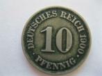 Deutsches Reich 10 Pfennig 1900 Une belle pièce de collectio, Timbres & Monnaies, Enlèvement ou Envoi, Monnaie en vrac, Allemagne