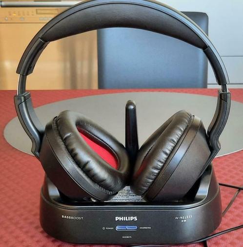 Casque hi-fi sans fil Philips avec transmission FM, TV, Hi-fi & Vidéo, Casques audio, Comme neuf, Philips, Sans fil, Enlèvement