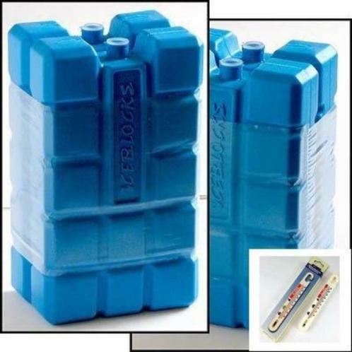 ijsblokken ice packs voor frigobox 5 stuks incl thermometer, Caravanes & Camping, Accessoires de camping, Neuf, Enlèvement ou Envoi