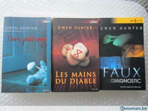 gwen hunter/ 3 titres, Livres, Thrillers, Utilisé