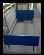 1 persoonsbed blauw, Ophalen, Blauw
