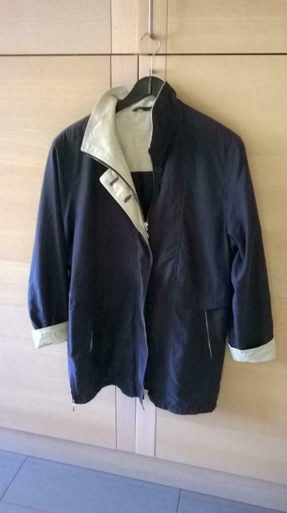 dames jas maat 42 merk claude arielle, Kleding | Dames, Jassen | Zomer, Gedragen, Maat 42/44 (L), Blauw, Ophalen of Verzenden