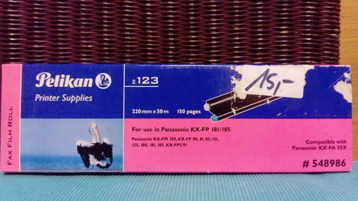FAX Filmrol voor fax/printer, Computers en Software, Printers, Nieuw, Printer, Overige technieken, Faxen, Zwart-en-wit printen