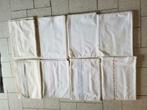 Lot de 8 drap de lit 1 personne, Ophalen of Verzenden, Geel