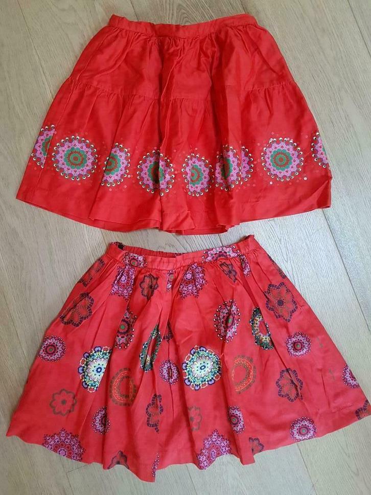 2 kleurrijke rokjes (met onderrok) 'ZulupaPuwa' (maat: 128), Kinderen en Baby's, Kinderkleding | Maat 128, Gebruikt, Meisje, Jurk of Rok