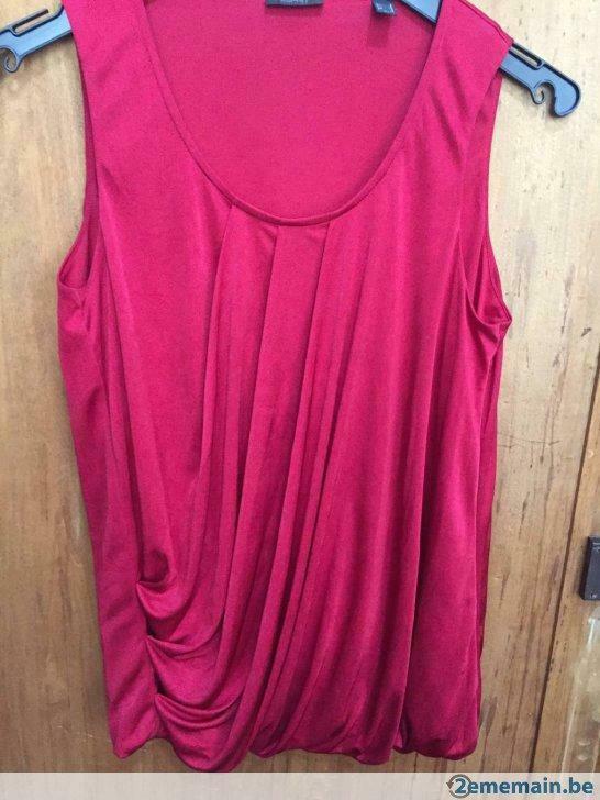 Jolie blouse rouge vif Esprit, Kleding | Dames, Blouses en Tunieken, Gedragen, Maat 38/40 (M), Rood