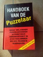 Handboek voor de puzzelaar  H.C. van den Welberg 2010, Hobby & Loisirs créatifs, Sport cérébral & Puzzles, Comme neuf, Livre casse-tête