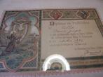 Diplome de profession dans le Tiers-Ordre 1884, Antiquités & Art, Enlèvement ou Envoi