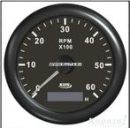 Tachometer KUS clock tachometer to 6000 RPM with engine ho, Nieuw, Ophalen