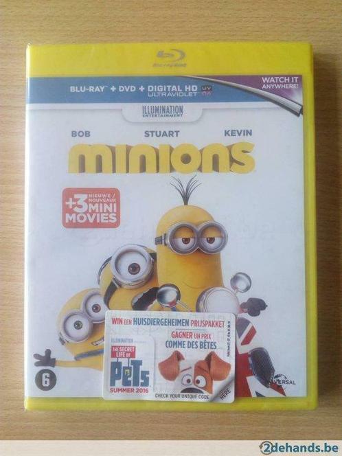 Minions Blu-ray + DVD + Digital HD Nieuw, CD & DVD, DVD | Enfants & Jeunesse, Film, Tous les âges, Enlèvement