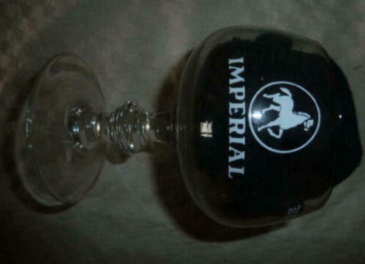 #L bier glas IMPERIAL ( Horse Ale ) 25cl Imperial Anderlecht, Verzamelen, Glas en Drinkglazen, Nieuw, Bierglas, Ophalen of Verzenden