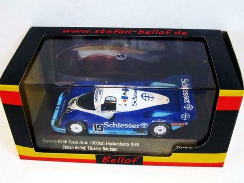 Porsche 956B Team Brun 1000 km Hockenheim 1985 Th. Boutsen, Hobby en Vrije tijd, Modelauto's | 1:43, Nieuw, Auto, Overige merken