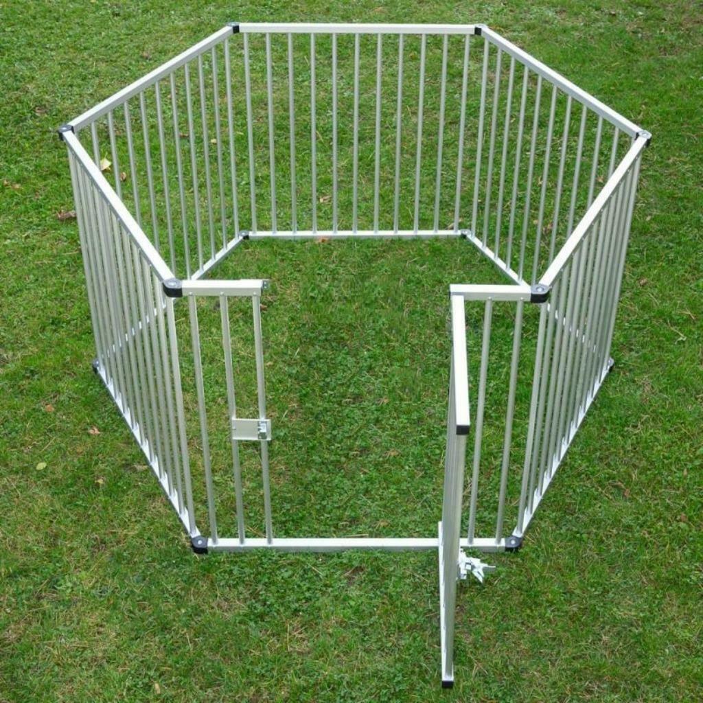 Enclos chien ALU enclos chien ALUMINIUM enclos chiot parc XL, Dieren en Toebehoren, Hondenhokken, Nieuw, Hondenkennel, 65 tot 100 cm