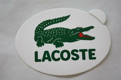 Vintage Sticker - Lacoste (Krokodil) - Mooie staat, Verzamelen, Stickers, Nieuw, Merk, Ophalen of Verzenden