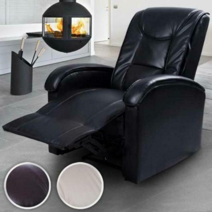 Erg Comfortabele Relax-Fauteuil /TV-Stoel /Luie Stoel Zwart!, Huis en Inrichting, Fauteuils, Nieuw, Ophalen of Verzenden