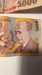 Biljet 5000 Lei. Lucian Blaga 1865-1961, Postzegels en Munten, Munten en Bankbiljetten | Verzamelingen, Bankbiljetten