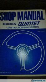 Honda Quintet shop manual, Enlèvement