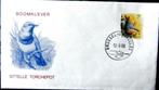 FIRST DAY COVER- VOGELS VAN BUZIN- DE BOOMKLEVER, Ophalen of Verzenden, Gestempeld, Dier of Natuur