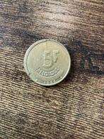 pièce de 5 francs belge, Pièce de monnaie, Ophalen of Verzenden, Zo goed als nieuw