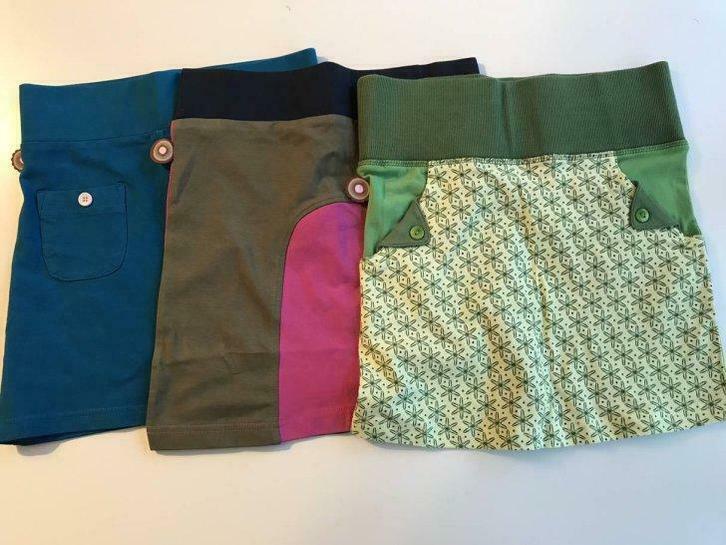 4 Funky Flavours, set 2 rokken, maat 134-140, Kinderen en Baby's, Kinderkleding | Maat 134, Gebruikt, Jurk of Rok, Ophalen of Verzenden