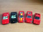 Lot 5 miniatures Ferrari 1/43 Burago, Autres marques, Utilisé, Voiture, Enlèvement ou Envoi