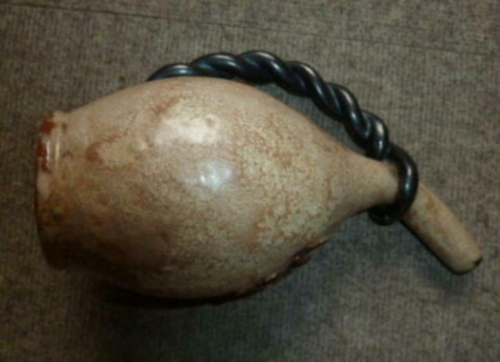 # stenen fles / kruik " DURBUY ", Verzamelen, Biermerken, Gebruikt, Flesje(s), Overige merken, Ophalen of Verzenden