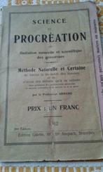 oud boek / vieux livre  "procreation", Livres, Science, Enlèvement, Utilisé, Sciences naturelles