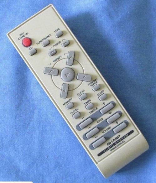 afstandsbediening Sharp RRMCG0180AWSA, TV, Hi-fi & Vidéo, Chaîne Hi-fi, Utilisé, Deck cassettes ou Lecteur-enregistreur de cassettes