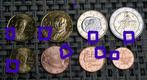 8 munten Griekenland 2002 UNC geslagen (S, F, E), 2 euro, Setje, Ophalen of Verzenden, Griekenland